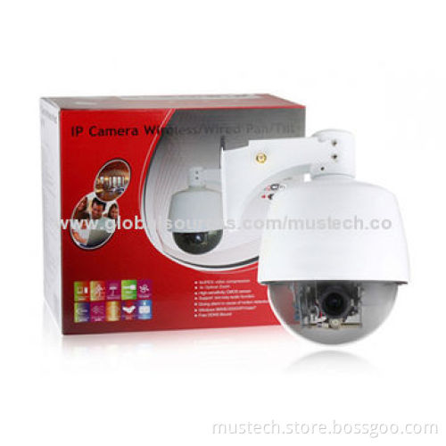 Indoor/Outdoor 720P Vandal-proof 3.0 Megapixel PTZ Dome ip camera